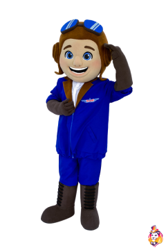 Pilot Mascot Costume