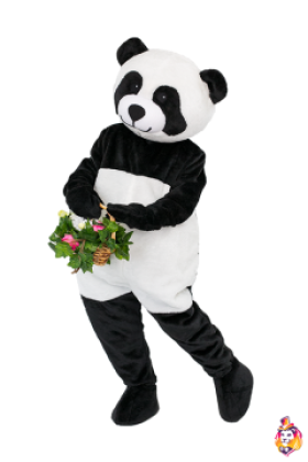 Panda Robert mascot costume