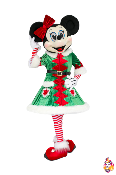 Miss Mouse Elf Mascot Costume