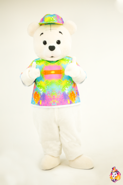 T-shirt Neon Flash Costume for Mascot