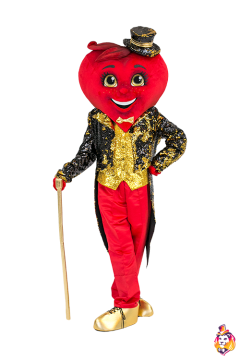 Heart Mr. Love Mascot Costume
