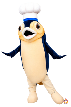 Fish cook Mascot Costume