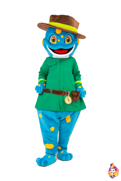 Lizard Tracker Mascot Costume