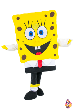 Yellow Sponge Mascot Costume