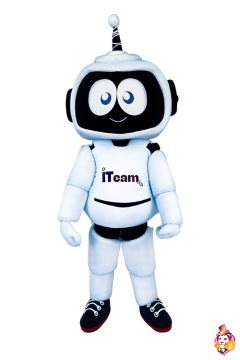 Robot Tim Mascot costume