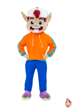 Cheerful boy Mascot Costume