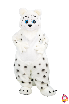 Snow leopard boy Mascot Costume