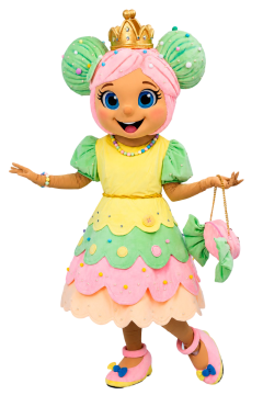 Sugar Princess Mascot Costume