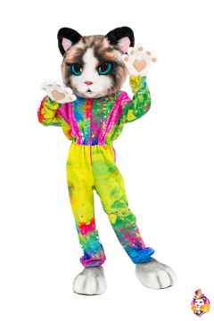 Cat Confetti Mascot Costume