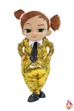 Business Baby Girl Gold Mascot Costume