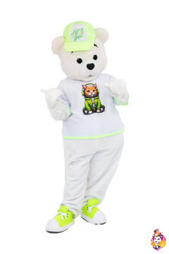 Green T-shirt Let's go for Mascot