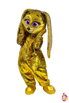 Bunny Golden Mascot Costume