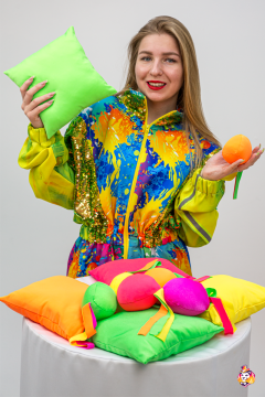 Neon cushions Game prop