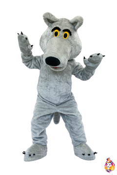 Wolf Gray Mascot Costume