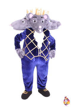 Three-headed King Mascot Costume