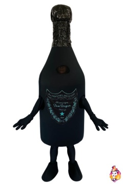 Bottle of champagne Mascot Costume
