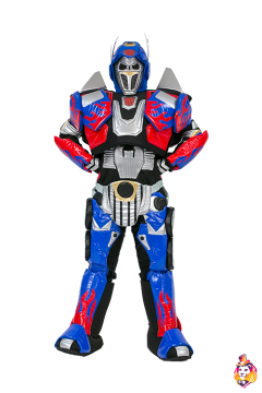 Robot blue mascot costume