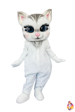 Kitten Matilda White Mascot Costume