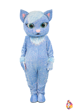 Cat Violet Mascot Costume