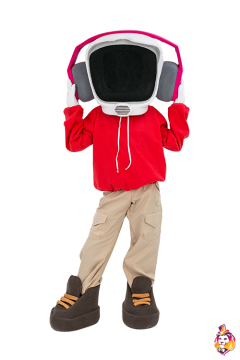 DJ Tivi Mascot Costume