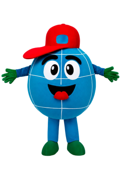 Aqua Globe Mascot Costume