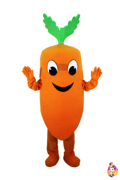 Carrot mascot costume