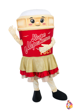 Ice cream plombir Mascot Costume