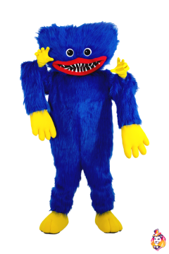 Monster blue Mascot Costume