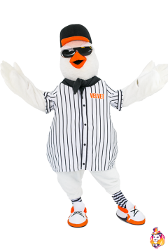 Chicken Rapper Mascot Costume