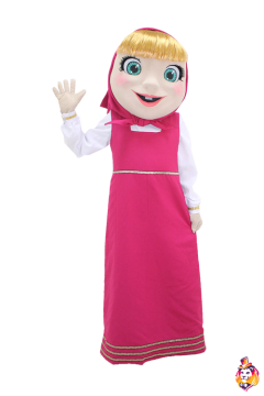 Masha mascot costume 