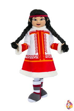 Nenets girl Mascot Costume