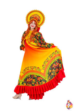 Beauty Hohloma Carnival costume