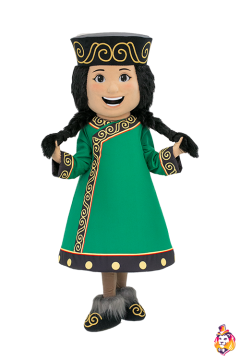 Nivkh Girl Mascot Costume