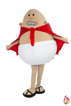 Captain Red Cloak Mascot Costume