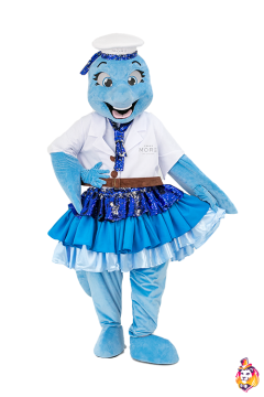 Dolphin Girl Mascot Costume