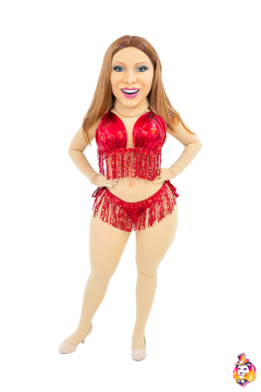 Lingerie Redwith fringe for Mascot