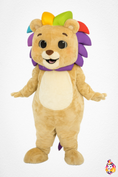 Leo Rainbow Mascot Costume