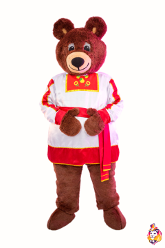 Bear in a folk costume Mascot Costume