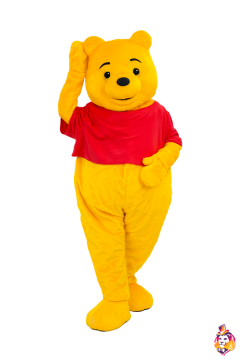 Yellow Bear Mascot Costume