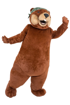 The friendly beaver Mascot Costume