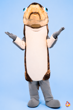 Merry Sturgeon Mascot Costume