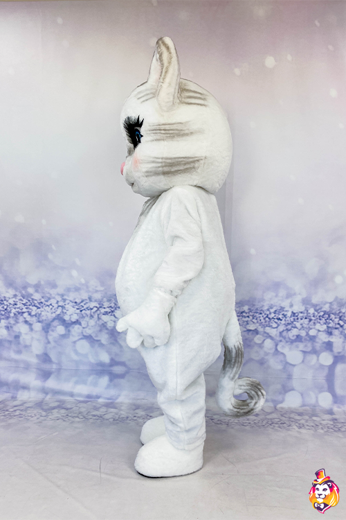 Kitten Matilda White Mascot Costume