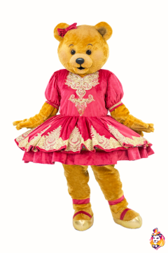 Bear Ballerina Mascot Costume