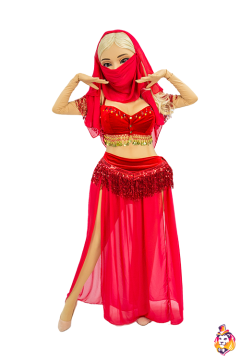 Oriental girl Mascot Costume