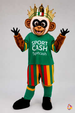 Monkey is a football player Mascot Costume
