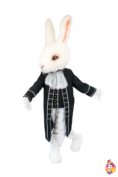 Fluffy Rabbit Mascot Costume