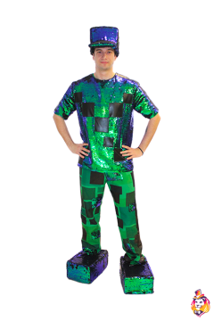 Boy from the cubic world carnival costume