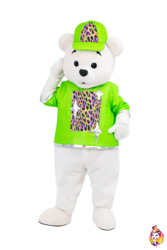 T-shirt Pop star green Costume for Mascot