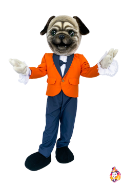 Pug Mascot Costume