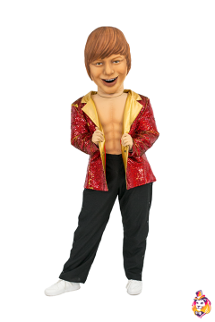 Suit Jacket red sequins for striptease